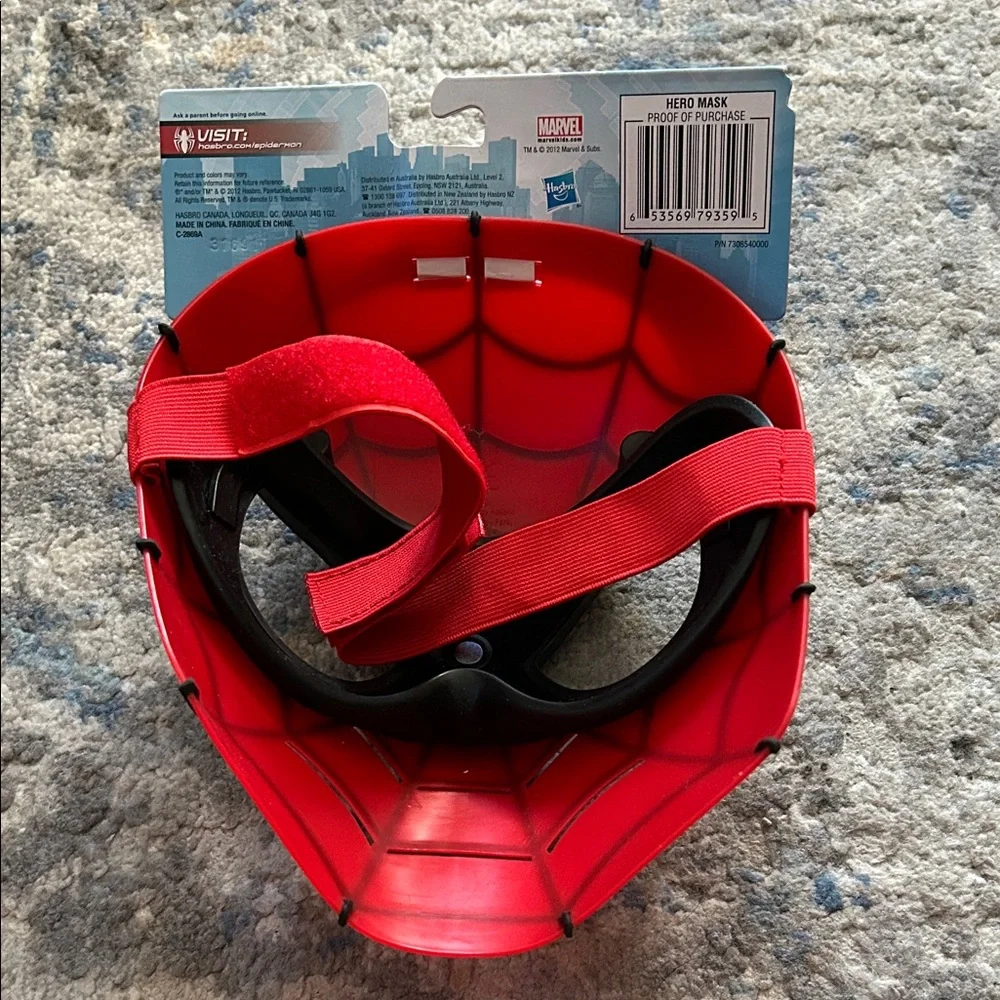 Marvel Red and Black Spider Hero Mask
